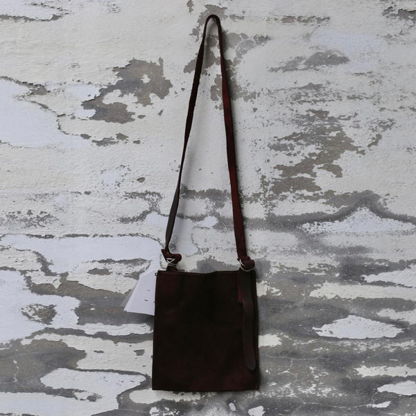 Guidi horsehide bag FT2 Italy handmade by craftsmen GD-FT2-ANHONG dark red